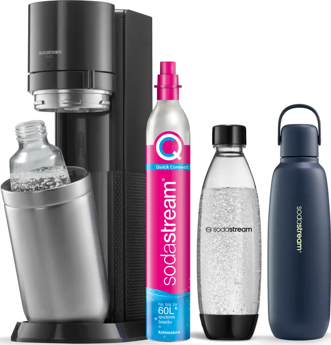 Bild 2 von SodaStream Wassersprudler DUO titan Allroundpack storm