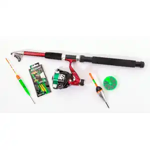 Angelset »Travel Set Allround«, inkl. Teleskopangelrute 2,40 m und Wurfgewichten, rot