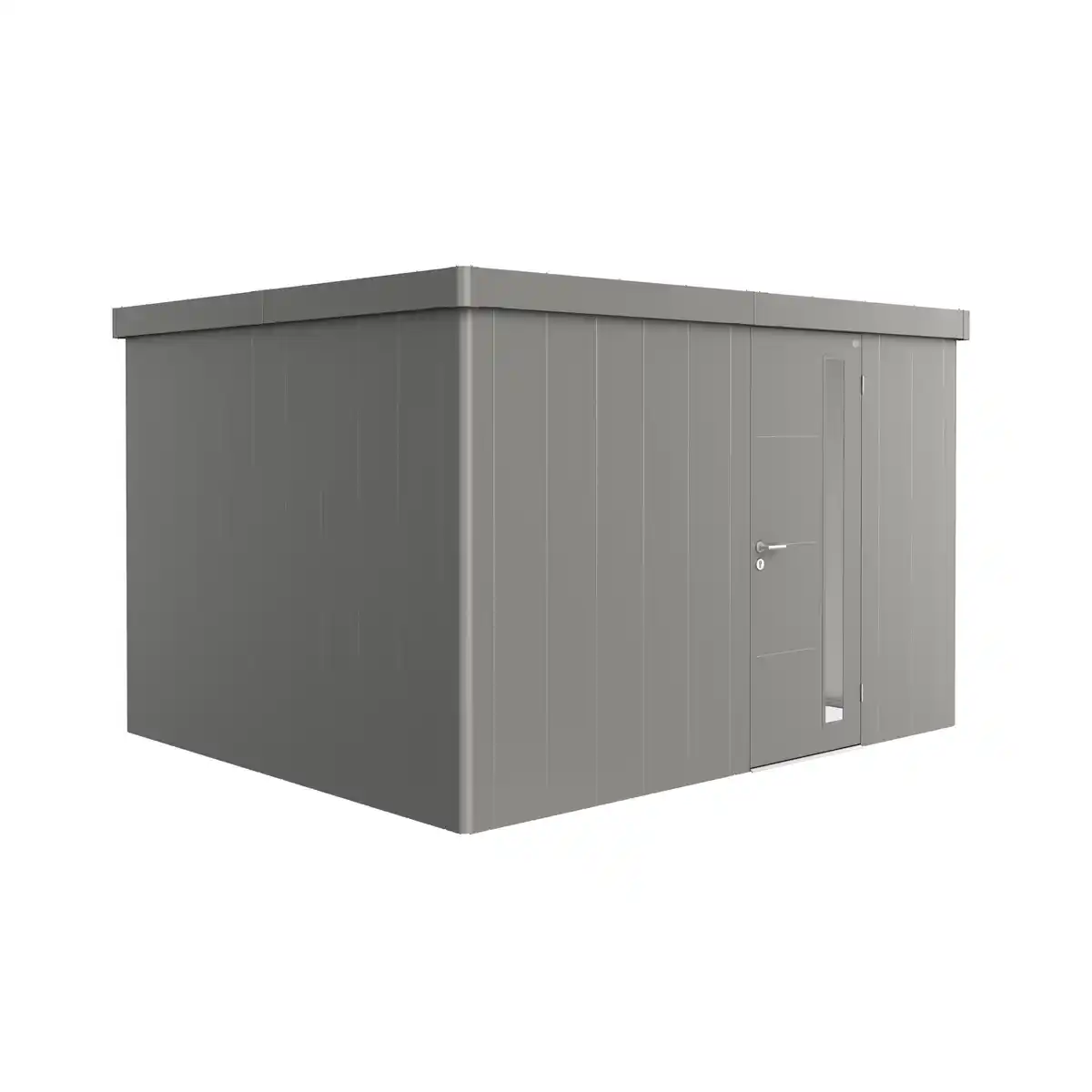Bild 1 von Biohort Gerätehaus 'Neo 3D' quarzgrau-metallic  348 x 292 cm mit Standardtür