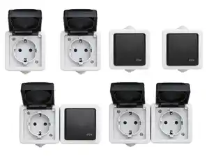 PARKSIDE® Schalter und -Steckdosen IP54 Feuchtraum
