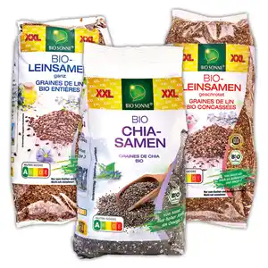 Bio Sonne Bio-Leinsaat / Chia-Samen XXL