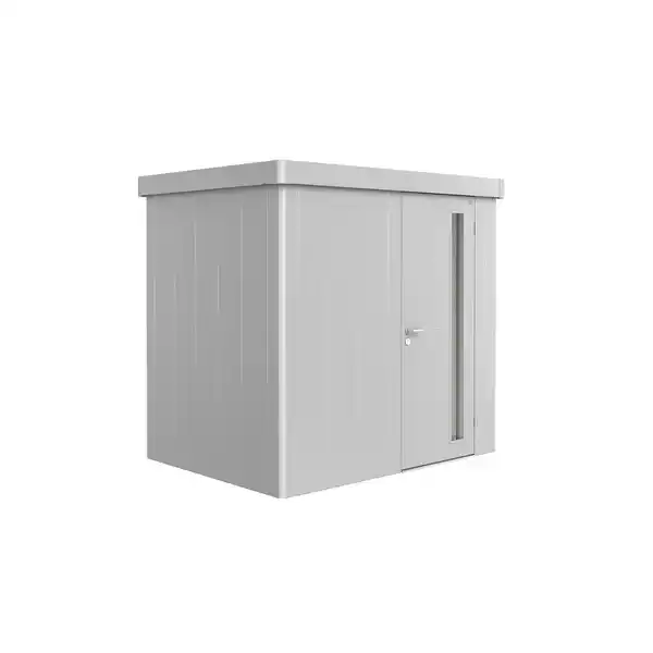 Bild 1 von Biohort Gerätehaus 'Neo 1B' silber-metallic 236 x 180 cm mit Standardtür