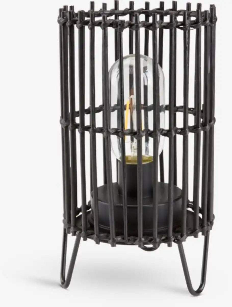 Bild 1 von Dekoleuchte GULSPURV Ø12xH22cm schwarz