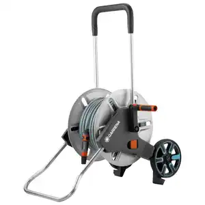 Schlauchwagen-Set, Schlauchlänge: 30 m, inkl. Schlauch, Systemteilen und Spritze