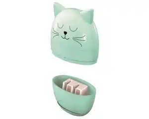 STYLEX® Doppelspitzer mit Radiergummi Katze 3fach