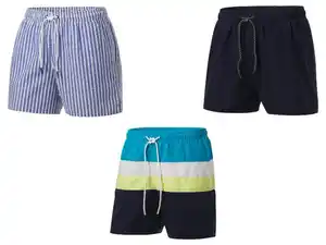 CRIVIT Herren Badeshorts mit Innenhose aus Netz-Qualität