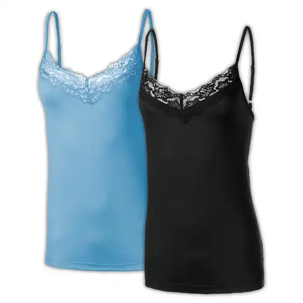 Bild 3 von Ellenor Modisches Top mit Spitze 2er-Pack