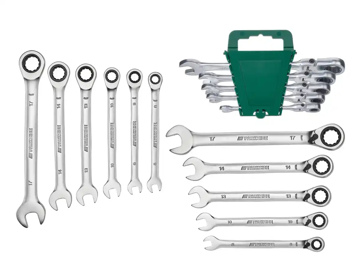 Bild 1 von PARKSIDE® Gabel- und Ratschen-Ringschlüsselsatz