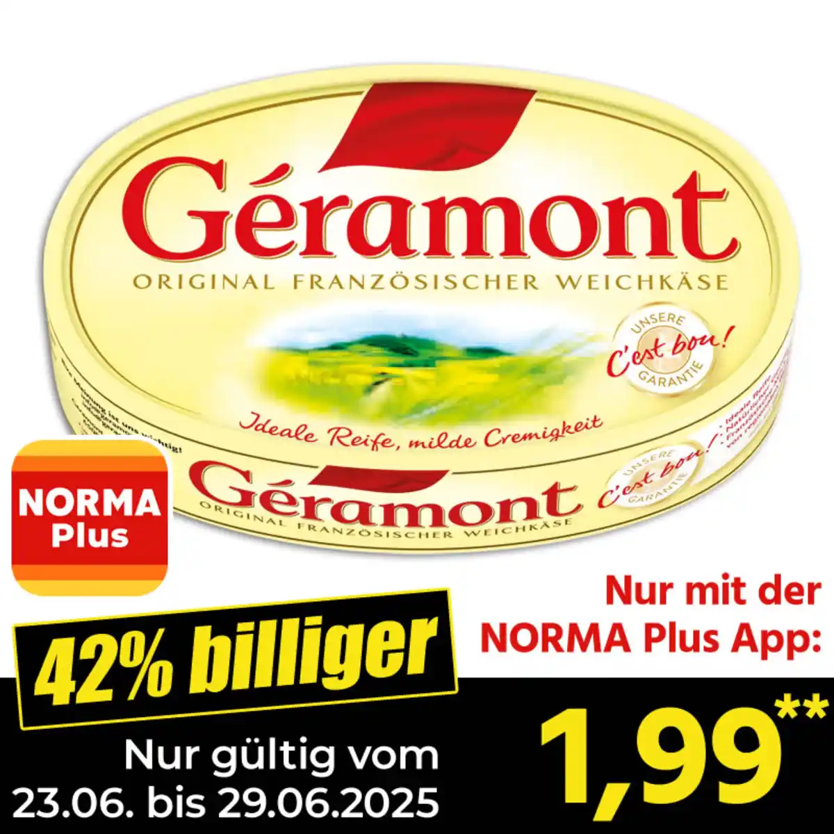 Bild 1 von Géramont Französischer Weichkäse