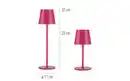 Bild 3 von LED-Akku Tischleuchte Boteria, pink, inkl. Flaschenverschluss