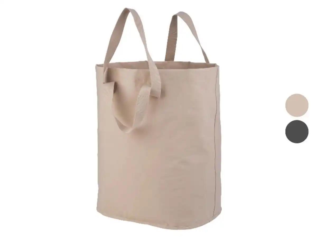 Bild 1 von LIVARNO home Wäschesammler, in Leinenoptik,  2 praktischen