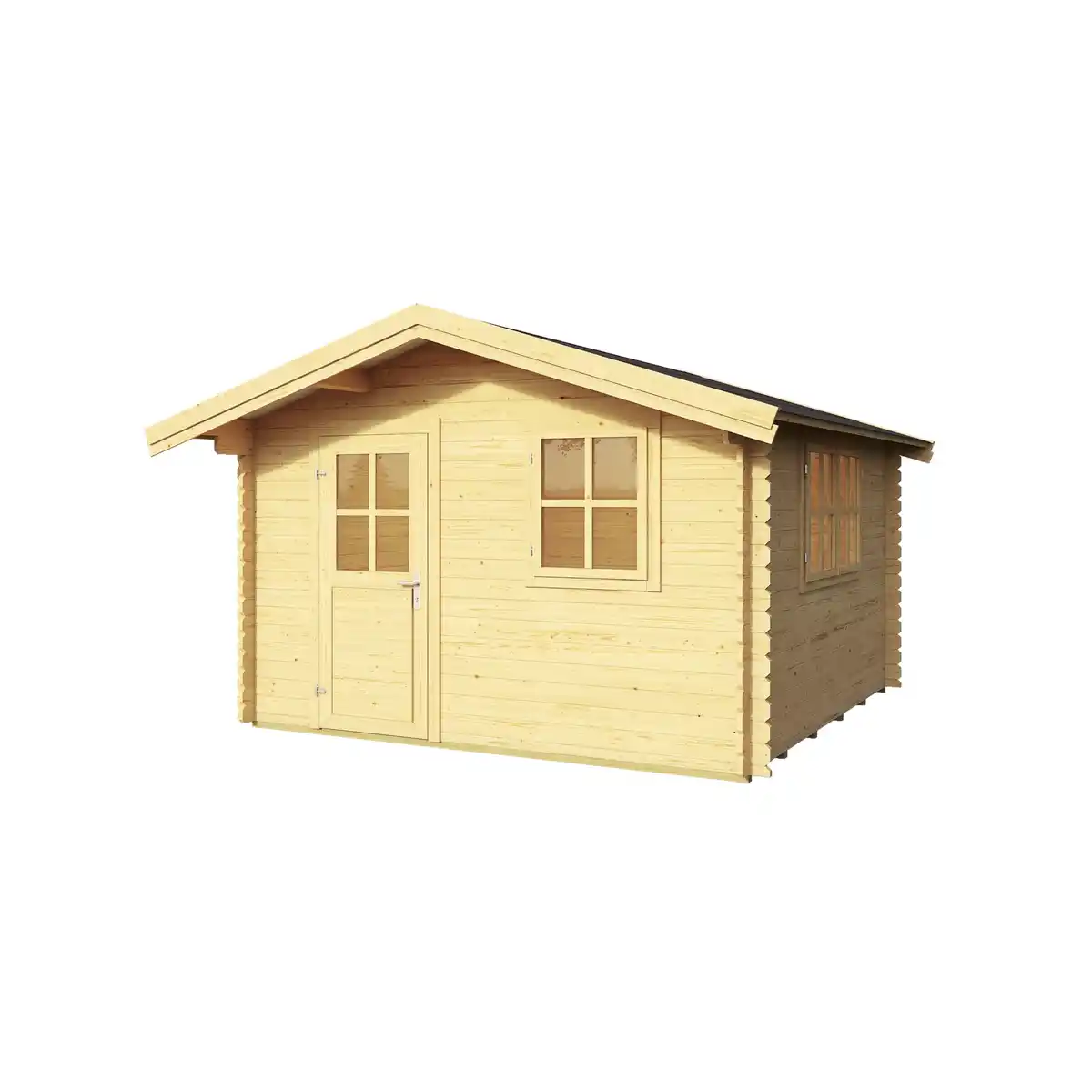 Bild 2 von Gartenhaus »Spree«, BxT: 340 x 363 cm (Aufstellmaße), Satteldach, Wandstärke 34mm