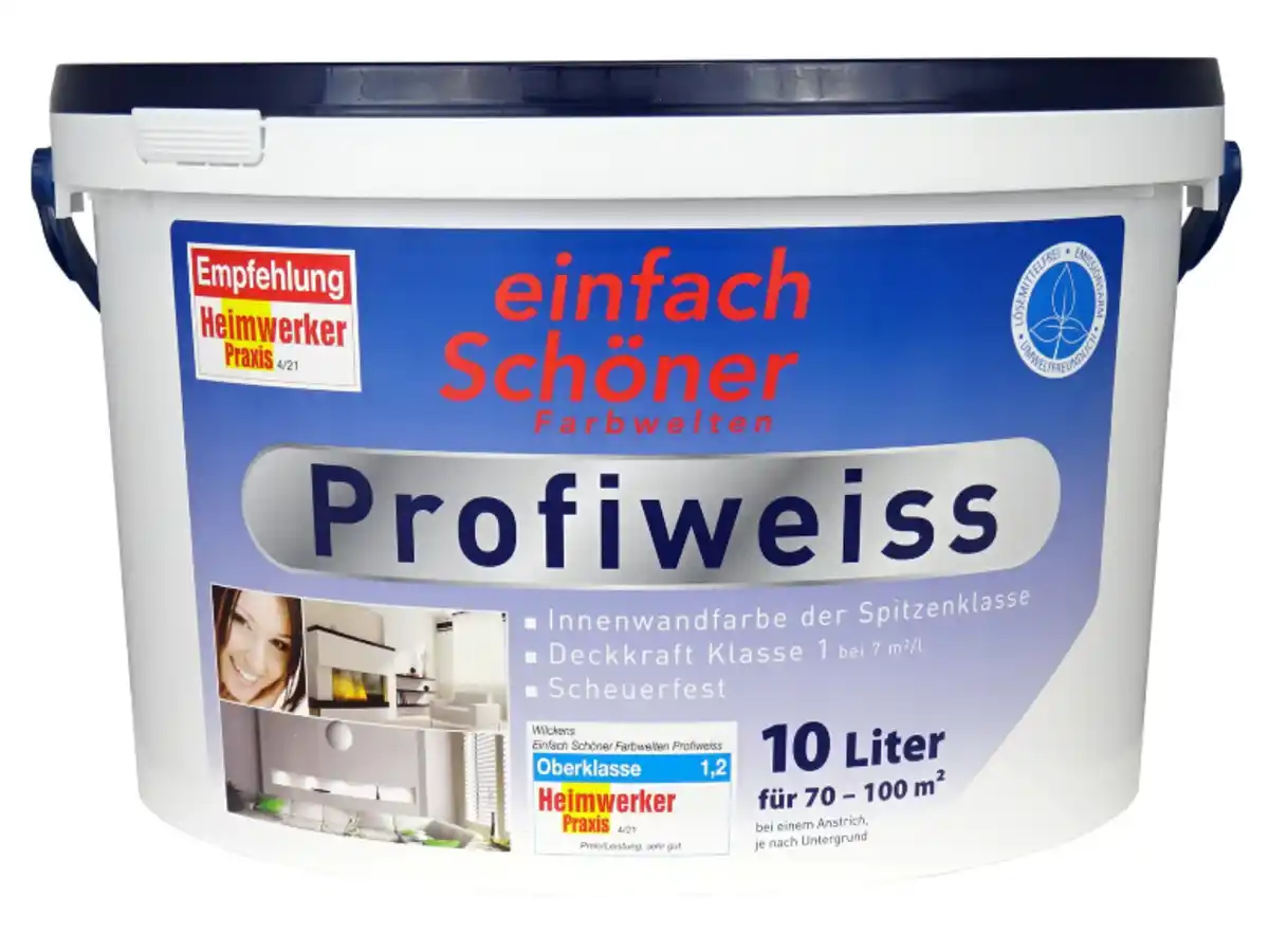 Bild 2 von einfach Schöner Farbwelten Wandfarbe Profiweiss, 5 l, 10 l
