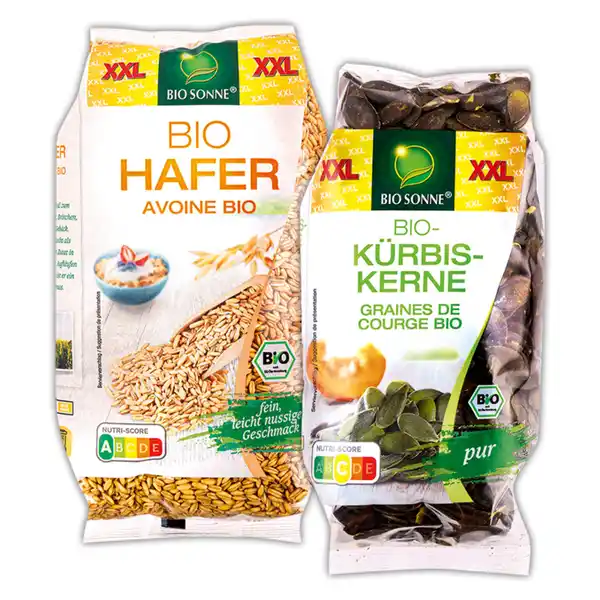 Bild 1 von Bio Sonne Bio-Kürbiskerne / Hafer XXL