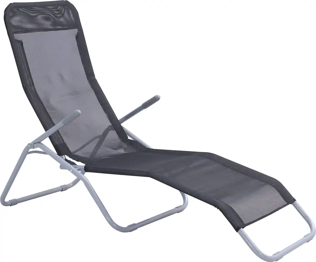 Bild 1 von TrendLine Relaxliege Textilenbespannung, schwarz