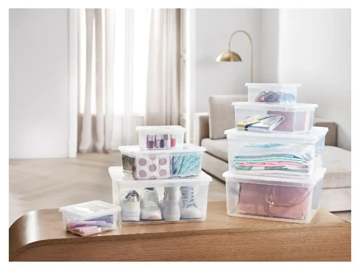 Bild 2 von LIVARNO home Aufbewahrungsboxen-Set mit Wendedeckel, 8-teilig,  9 kg