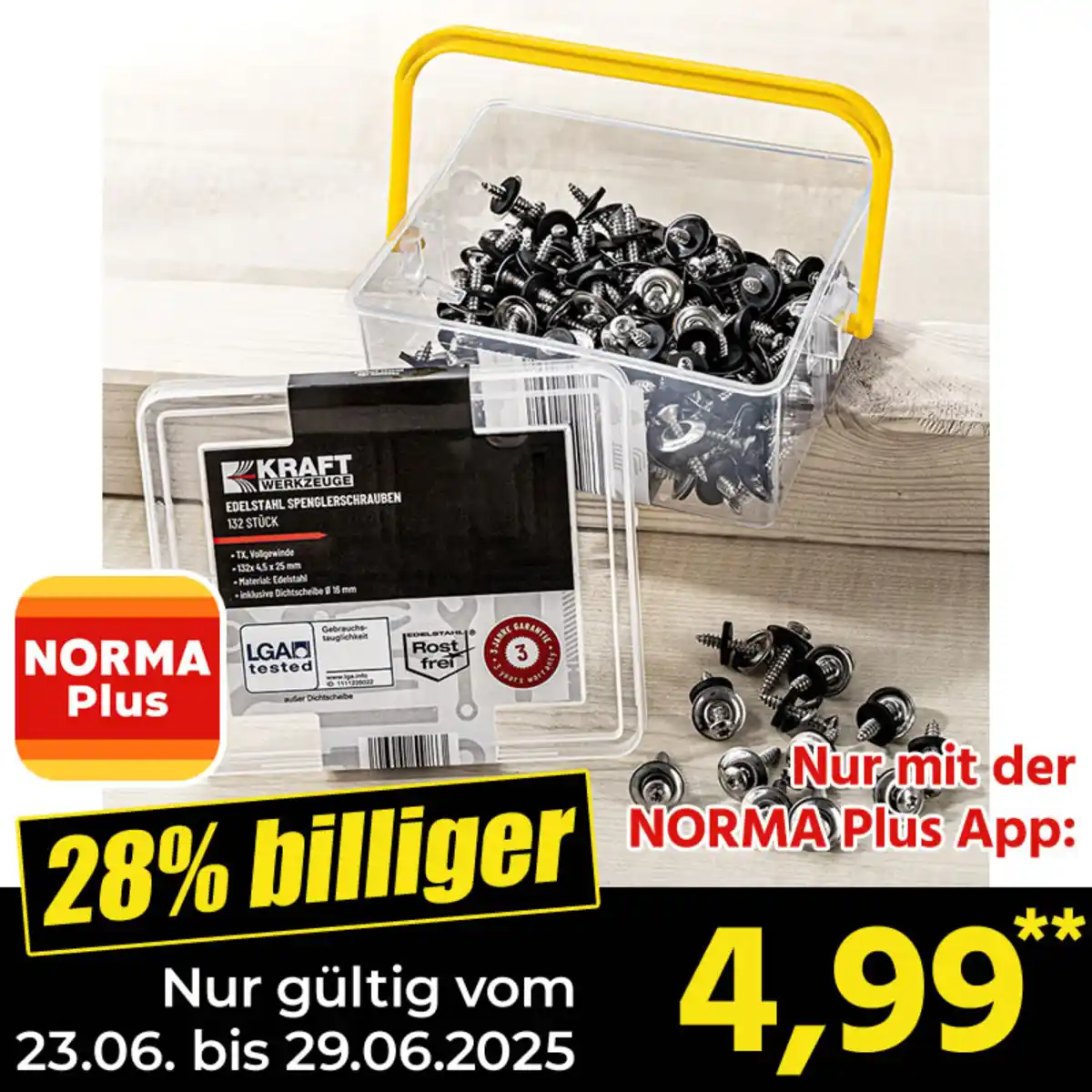 Bild 1 von Kraft Werkzeuge Edelstahl-Schrauben