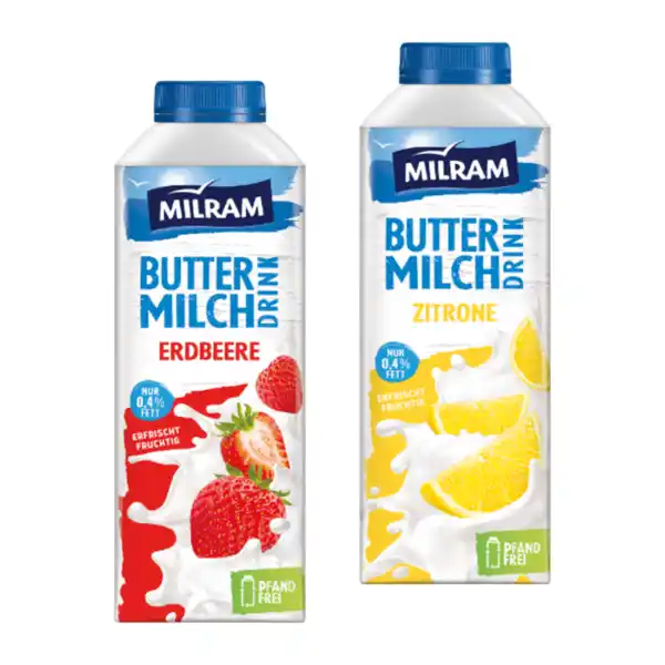 Bild 1 von MILRAM Buttermilch-Drink 750g