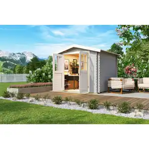 Gartenhaus »Dänemark«, Holz, BxHxT: 271,3 x 222 x 260 cm (Außenmaße)