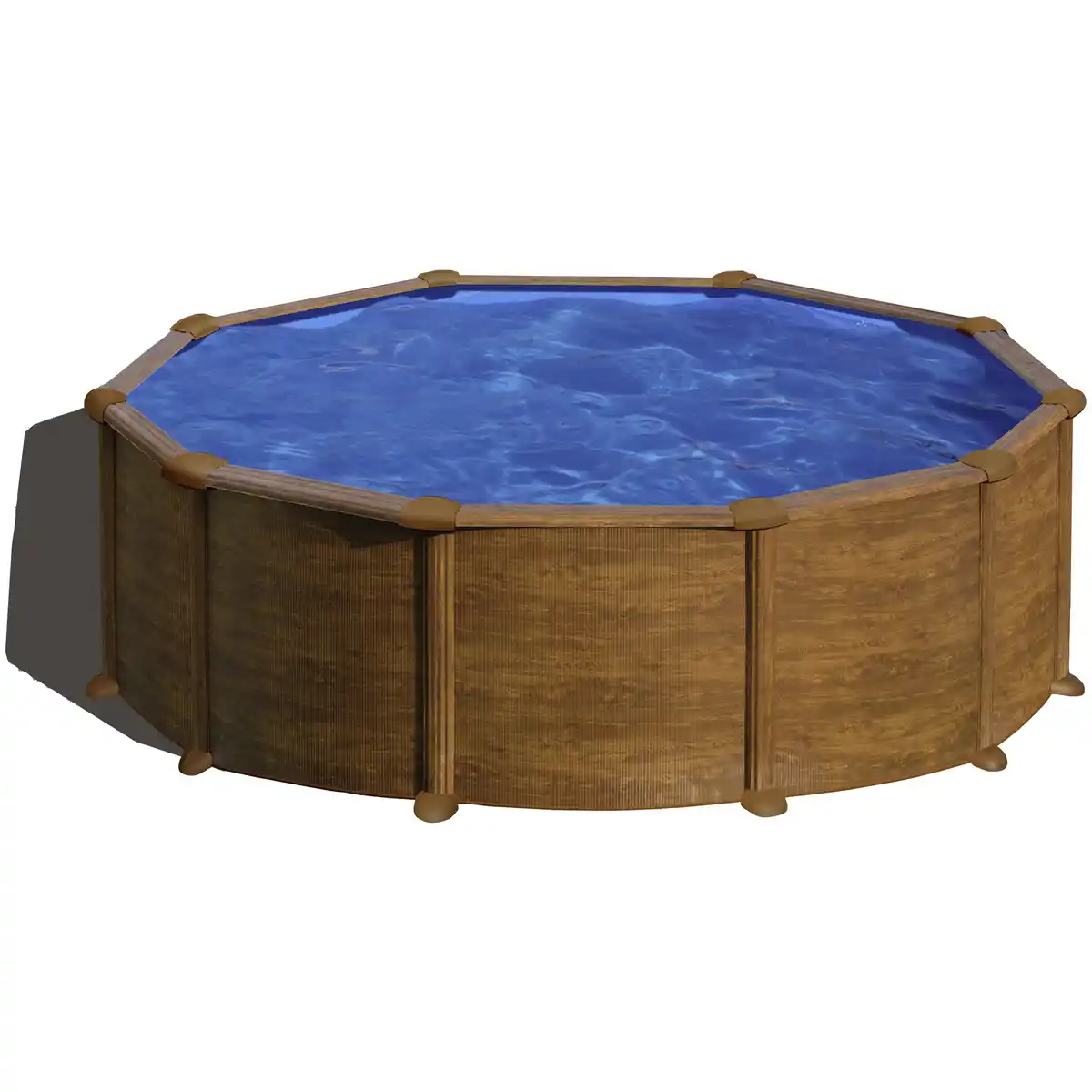 Bild 1 von Rundpool, Holzoptik, ØxH: 460 x 132 cm