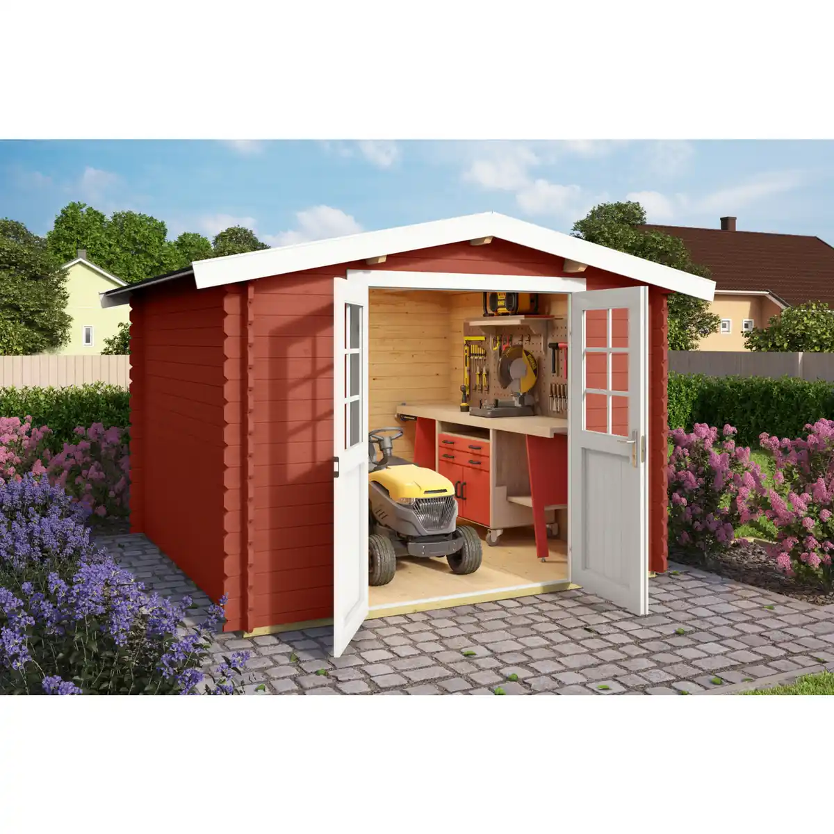 Bild 1 von Gartenhaus »Australien«, Holz, BxHxT: 333 x 222 x 310 cm (Außenmaße)