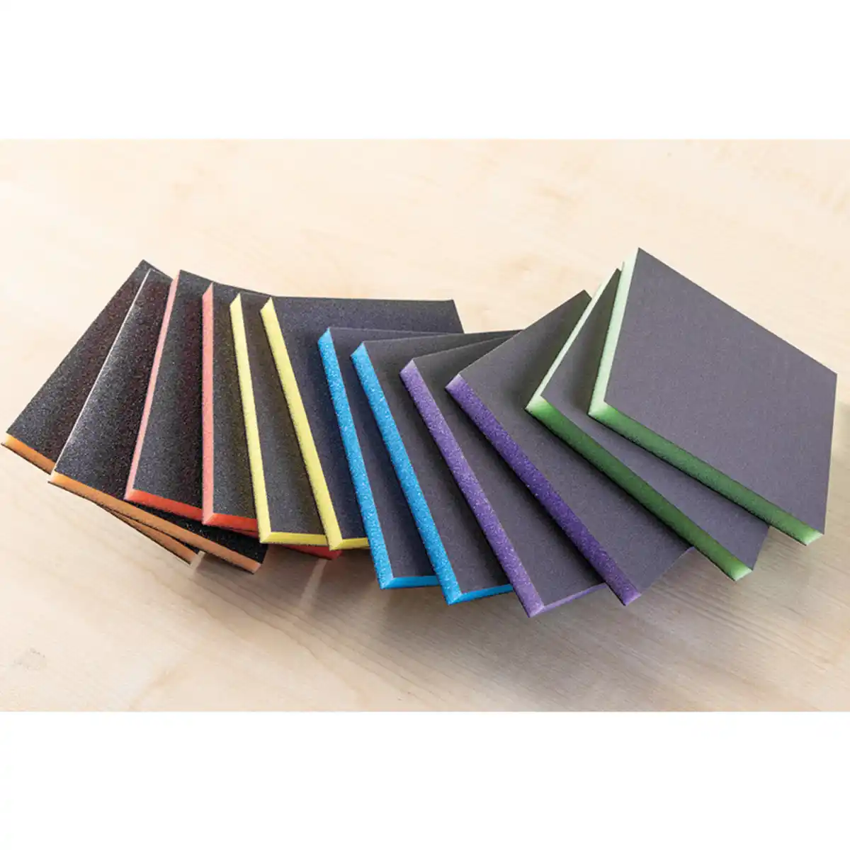 Bild 1 von Kraft Werkzeuge Schleifschwämme doppelseitig 12tlg.