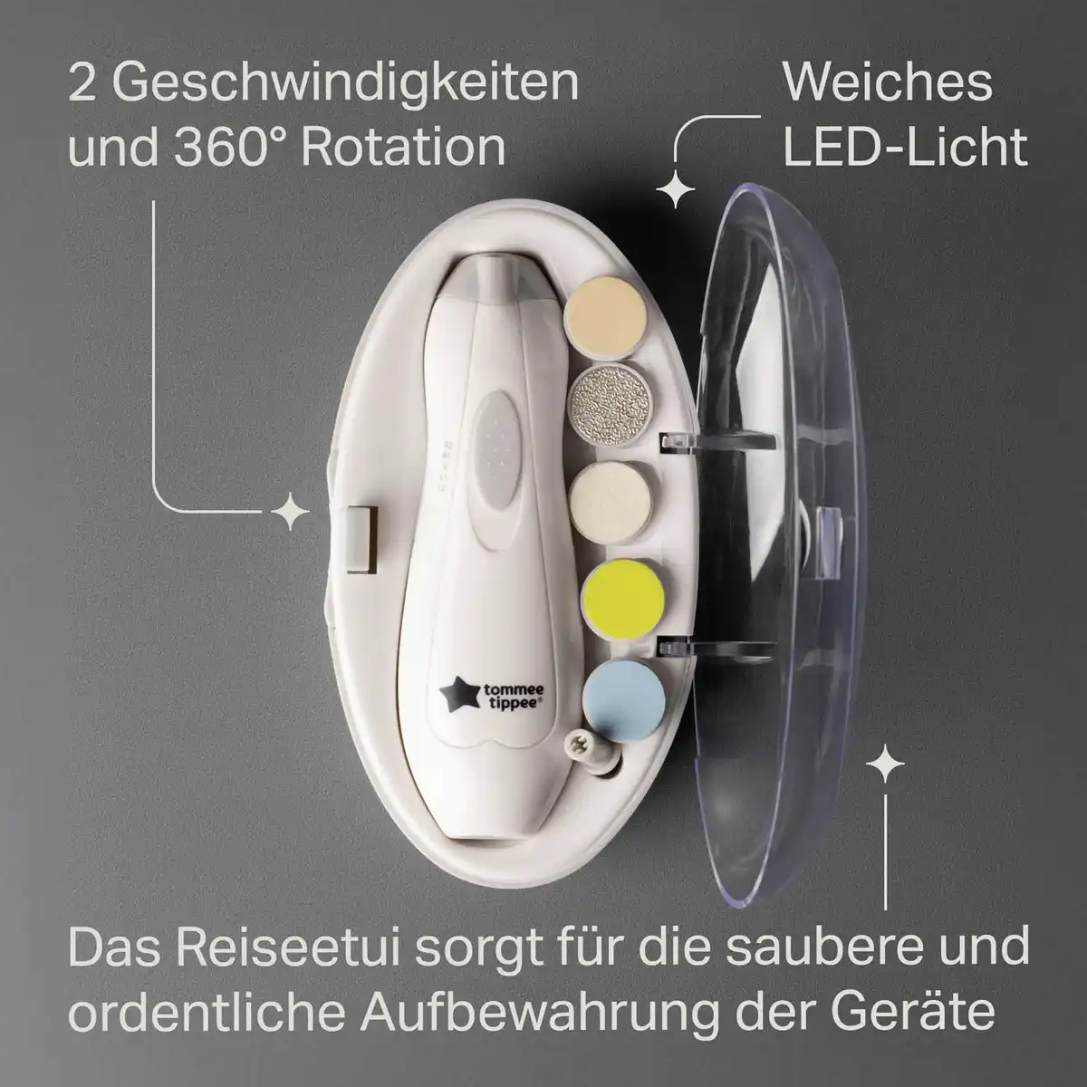 Bild 3 von tommee tippee Elektrische Baby Nagelfeile & Trimmer