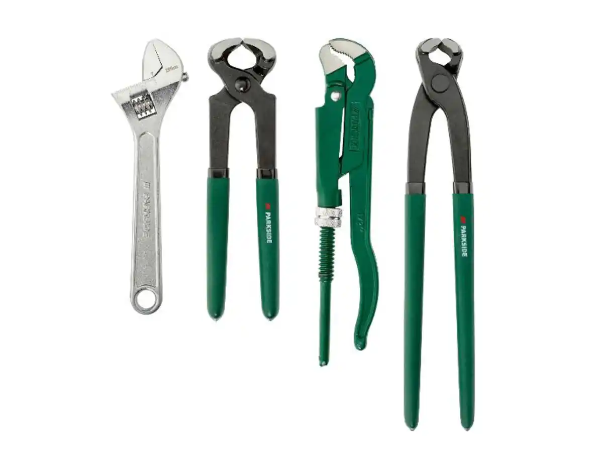 Bild 1 von PARKSIDE® Rollgabelschlüssel / Rabitzzange / Kantenzange / Eckrohrzange