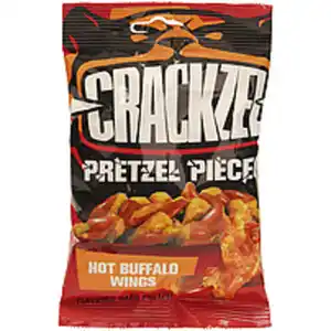 Brezel Stückchen, Snackmischung mit Hot-Buffalo-Wings-Geschm...