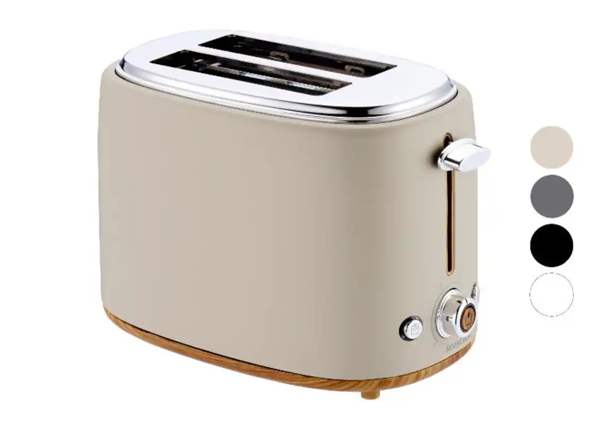 Bild 1 von SILVERCREST® KITCHEN TOOLS Doppelschlitz-Toaster »EDS STH 900 B2«, mit Elementen in Holzoptik