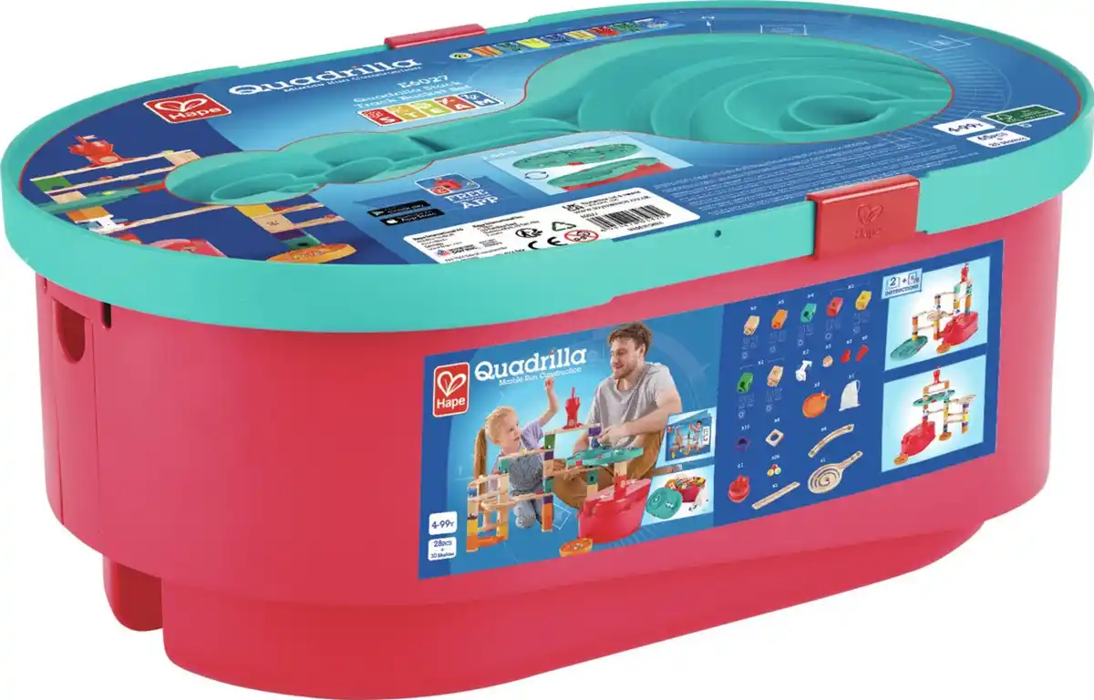 Bild 1 von Hape Quadrilla Baukasten Behälter-Set