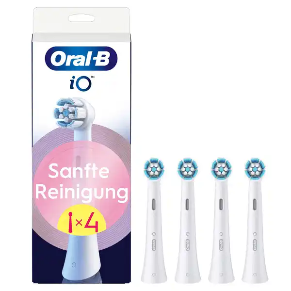 Bild 1 von Oral-B iO Aufsteckbürste Sanfte Reinigung, 4 Stk