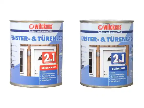 Bild 1 von Wilckens Fenster- & Türenlack 2in1, 750 ml, weiß