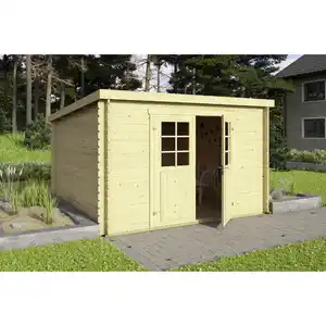 Blockbohlenhaus »Malta 3«, Holz, BxHxT: 316 x 217 x 292 cm (Außenmaße inkl. Dachüberstand)