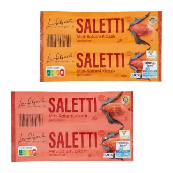Bild 1 von LANDBECK Saletti Mini-Salami 25g