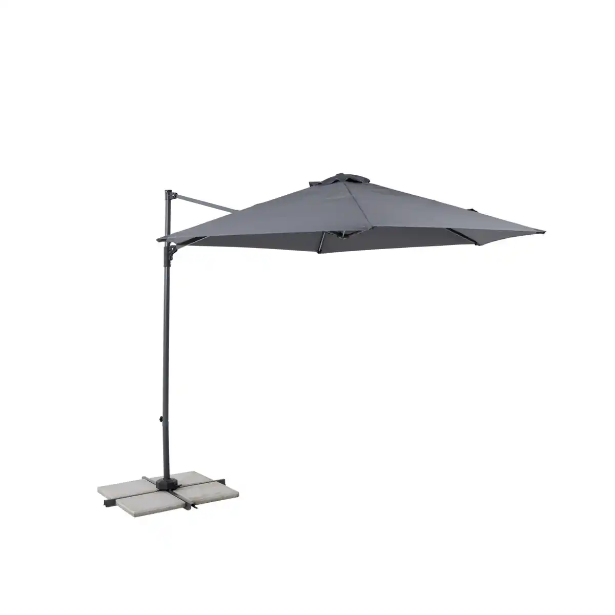 Bild 2 von Pendelschirm, Ø: 300 cm, Polyester/Aluminium, light grey