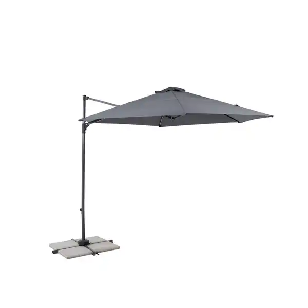 Bild 2 von Pendelschirm, Ø: 300 cm, Polyester/Aluminium, light grey