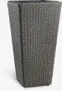 Bild 1 von Pflanzkorb BLOMMOR B36xL36xH70 grau