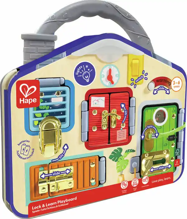 Bild 3 von Hape Spiele-Tafel Schloss & Schlüssel
