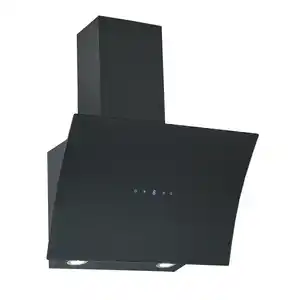 Respekta Schräghaube 'CH55060SA++' Metall/Glas schwarz 60 cm