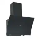 Bild 1 von Respekta Schräghaube 'CH55060SA++' Metall/Glas schwarz 60 cm