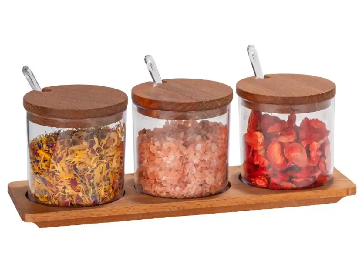 Bild 2 von Wenko Gewürzbehälter, inklusive Löffel für jeden Behälter