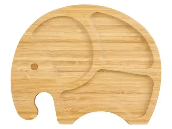 Bild 2 von LIVARNO home Bambus-Kinder-Teller, mit Saugnapf an der Unterseite