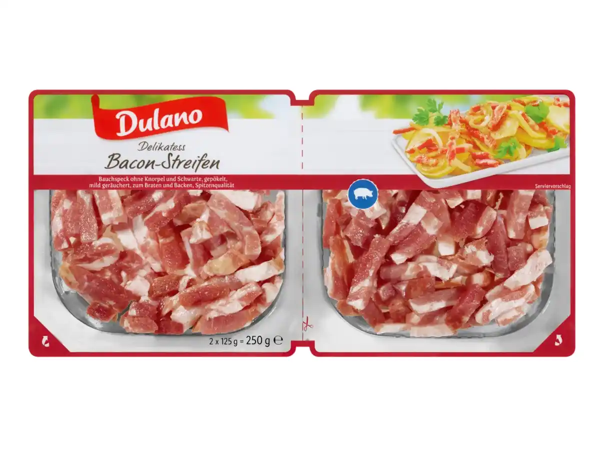 Bild 1 von Dulano Delikatess Bacon-Streifen,  250 g