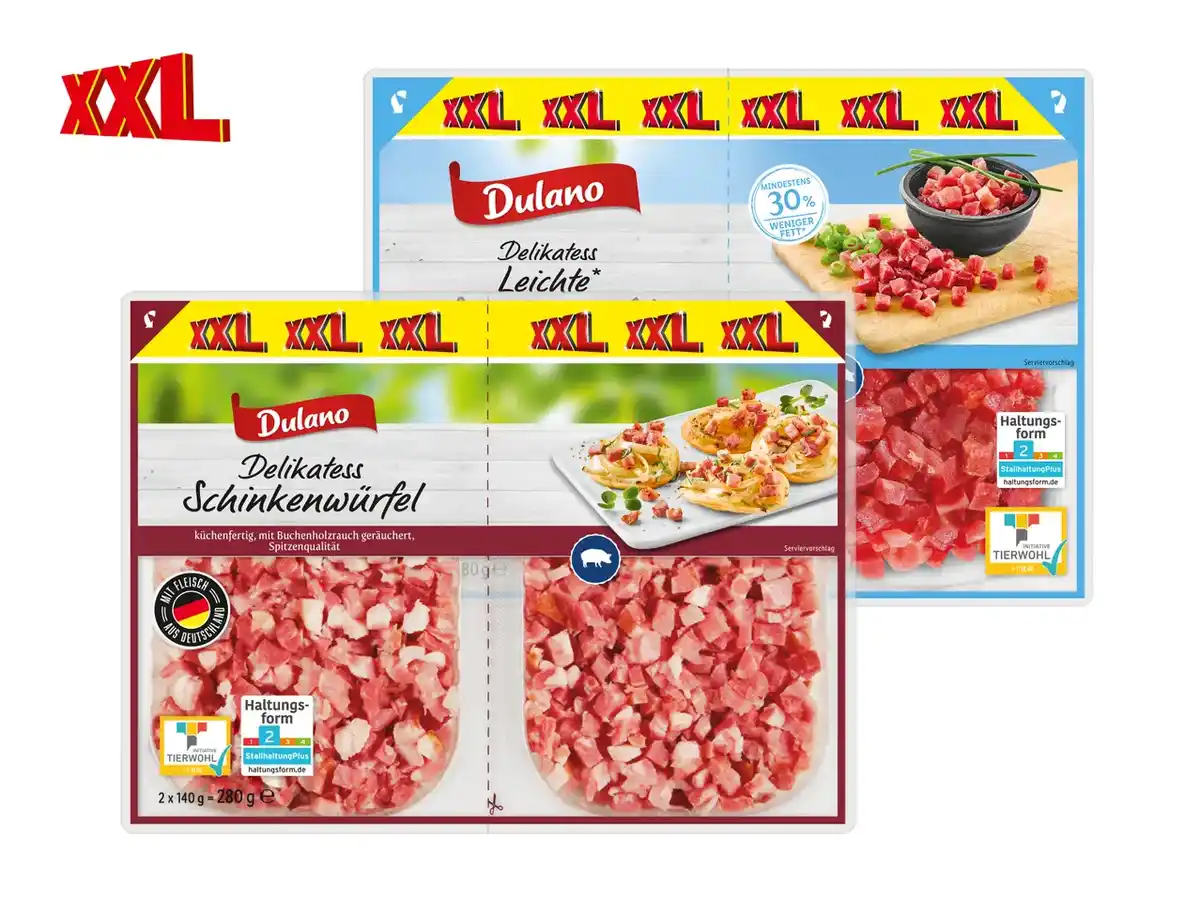 Bild 1 von Dulano Delikatess Schinkenwürfel XXL