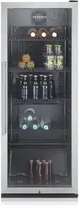 FKS 8841 Flaschenkühlschrank schwarz/edelstahl / C