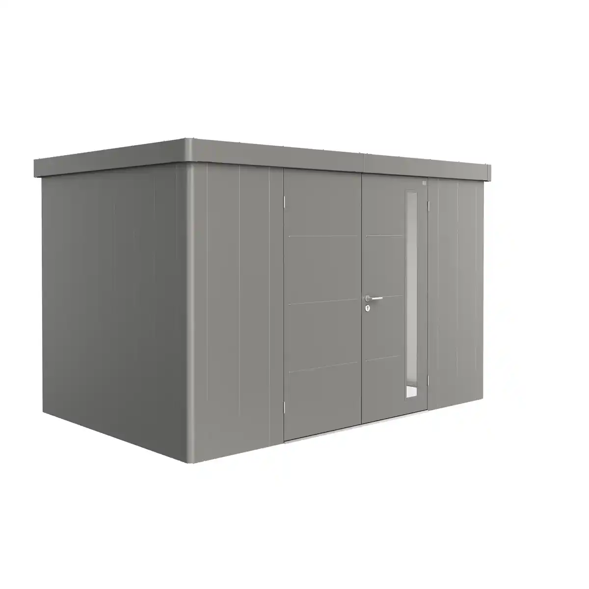 Bild 1 von Biohort Gerätehaus 'Neo 2D' quarzgrau-metallic 348 x 236 cm mit Doppeltür