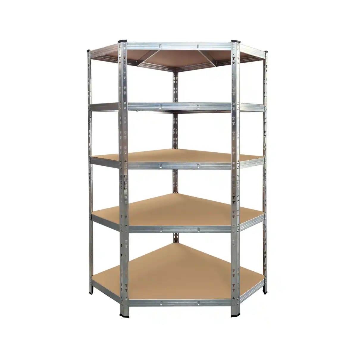 Bild 2 von Eckregal, BxHxT: 90 x 180 x 40 cm, Metall