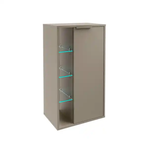 Bild 1 von Fackelmann Midischrank 'B.Paris' grau 47 x 84,2 x 32 cm