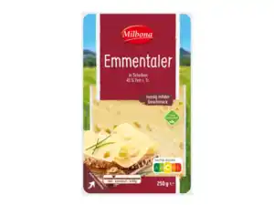 Milbona Emmentaler Scheiben, 250 g